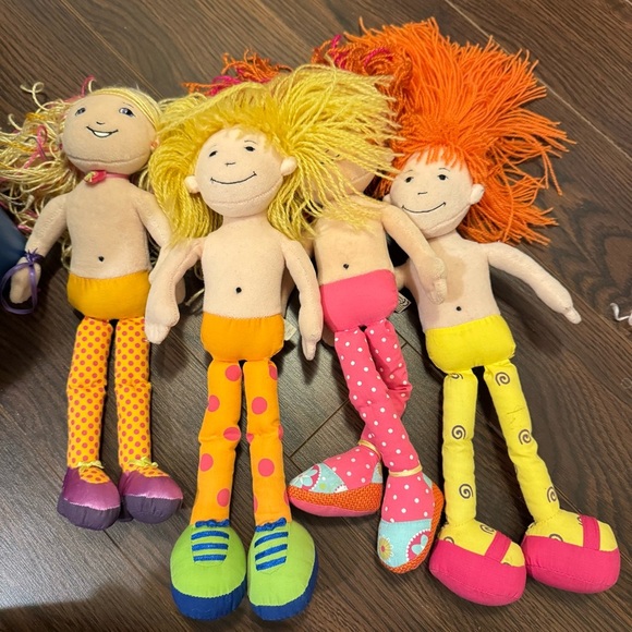 Groovy Girl Dolls Colorful Plush Doll Set Bundle - Picture 1 of 7